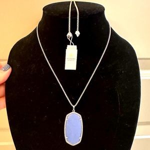 NWOT Kendra Scott Glow in the Dark Blue Glass - Reid